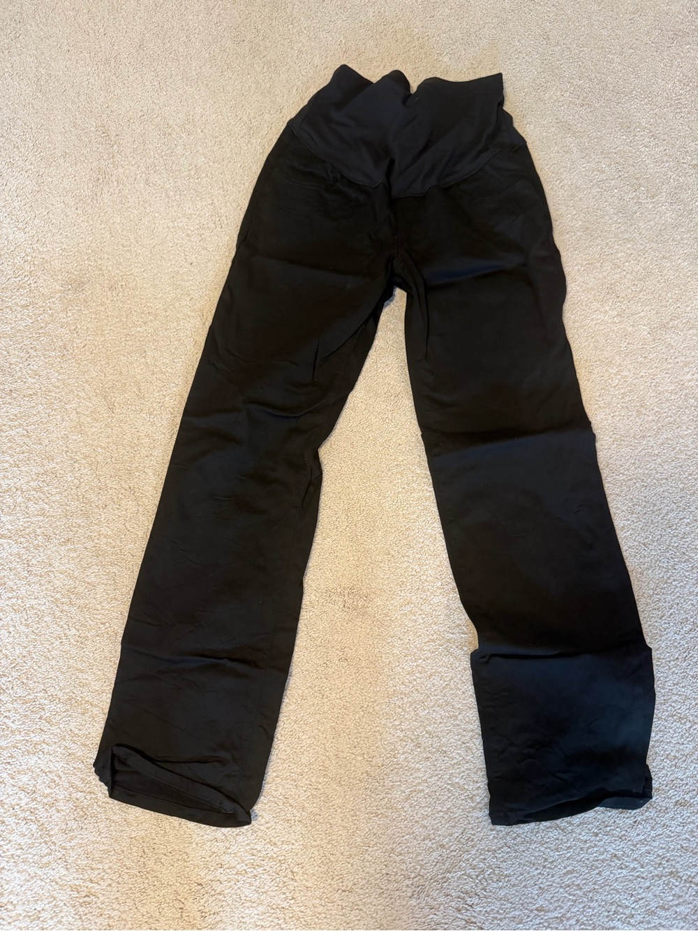 Comfort Stretch Black Women’s Maternity/Elastic Waist Pants